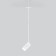 Suspended lamp Elektrostandard, Drop LED 8 W, 70x50x440 mm, white color