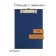 A tablet with a clamp A5, 245 x 175 x 3 mm, covered with high -quality boumvinyl, blue color (clipboard)