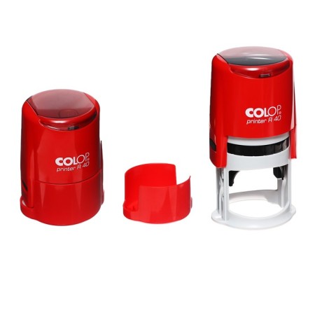 Equipment for round printing automatic Colop Printer R40, diameter 41.5 mm, with a lid, mix-8