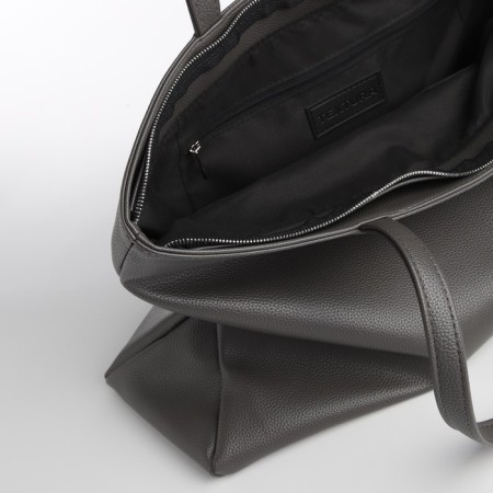 Female bag Textura, chover, large size, color gray color-8