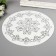 Plastic stencil "Circle with a pattern" D-25 cm