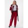 Cardigan female, size 56, burgundy color