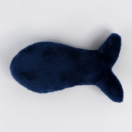 A cat's toy "fish" with cat mint, blue-2