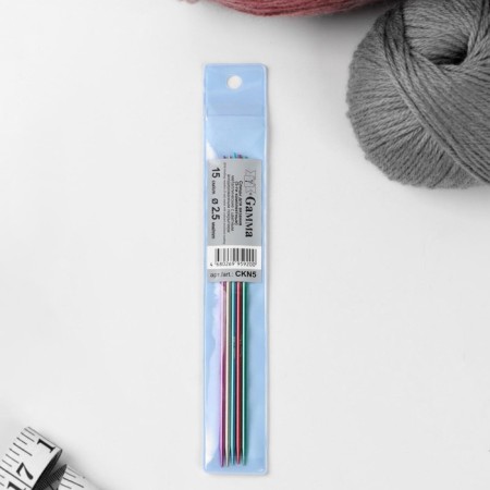 Knitting knitting needles, hosiery, d = 2.5 mm, 15 cm, 5 pcs-2