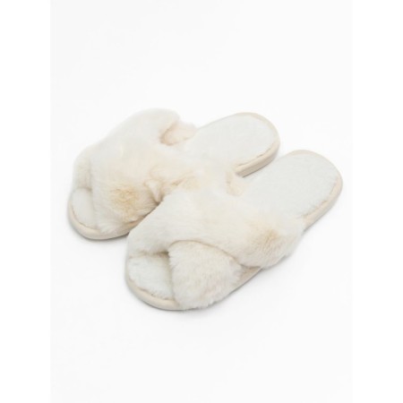 Bunny slippers, size 40-41, milk color-3