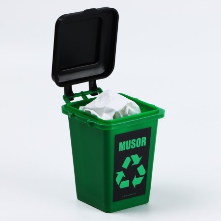 Tabled bin "Musor", 12 x 9 cm-2