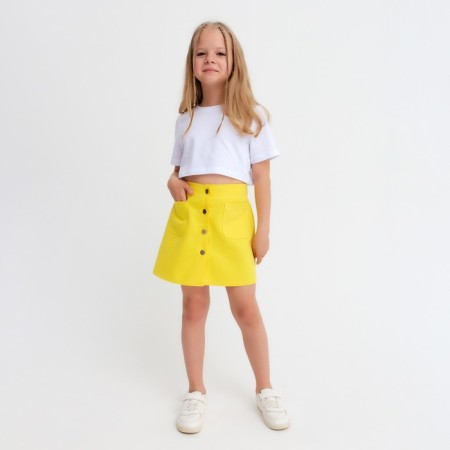 Children's skirt KAFTAN, size 30 (98-104 cm), yellow color-3