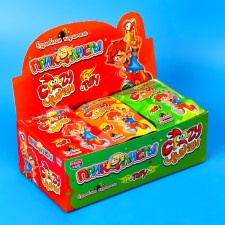 Caramel is explosive with a tattoo “Podkolists. Crazy Chiken »Assorted, 1 g