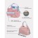 Mom's bag Rant Flocky Cloud, Pink Color