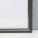 Photo frame plastic 40x50 cm, green with gold (plastic screen)