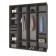 A set of two drawers Stone, 476x500x361 Ancor Dark