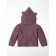 Baby blouse with a hood, height 92 cm, purple color