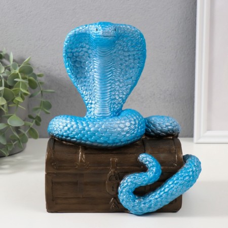 New Year's figure "Cobra on the chest" 20 x 17 x 12 cm.-2