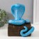 New Year's figure "Cobra on the chest" 20 x 17 x 12 cm.