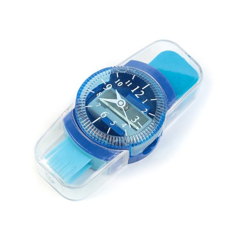 Charp with a container "Clock", with an eraser and a brush, mix-1