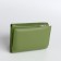 Women's wallet on magnet, green color