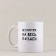 Ceramic mug "I am well done", 320 ml, white color 18+