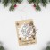 Wooden postcard "Merry Christmas and New Year! - 2" Snowflake 8.2 x 11.5