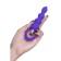 Anal sleeve Todo by Toyfa Twisty, silicone, purple, 14 cm, Ø 3.2 cm