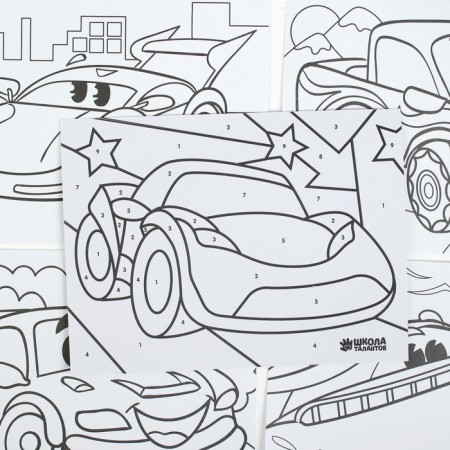 Set for drawing "Race" in the package-4