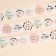 Stickers for flowers and gifts "Happy Birthday!", 4.4 x 4.4 cm, 252 pcs.