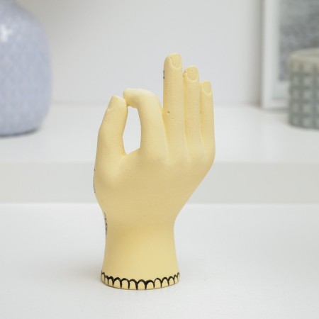 Hindi candlestick with painting, 16cm-3