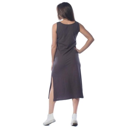 Women's dress, size 48, brown color-3