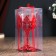 Climber Plastic, glass "Enjection" red 10.5x6x6 cm