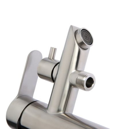 Accoona A97103 shell mixer, single -leaf, pour 108 mm, watering can, chrome-2