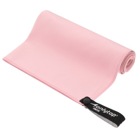 Microfiber towel, size 50x120 cm, pink color