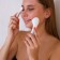 Facial massage Luazon LMZ-033, electric, 2 modes, from battery (included), white