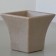 Kashpo for flowers "Crown" 40x40x35 cm, 10 l, color sand granite