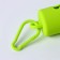 A container with a flashlight, cleaning packages for dogs (roll 15 pcs), green