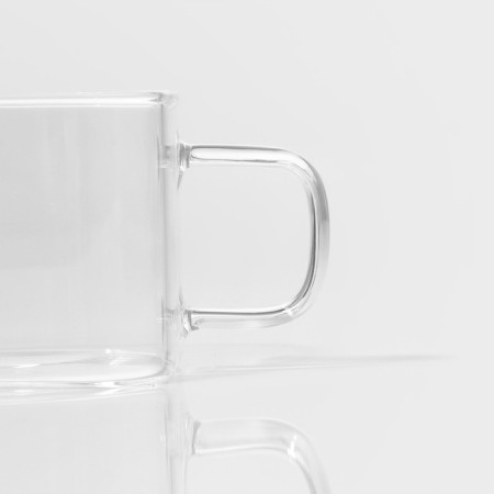 A set of glass cans for bulk products "TUR", 8 items: 6 cans 300 ml, spoon, bamboo box-8