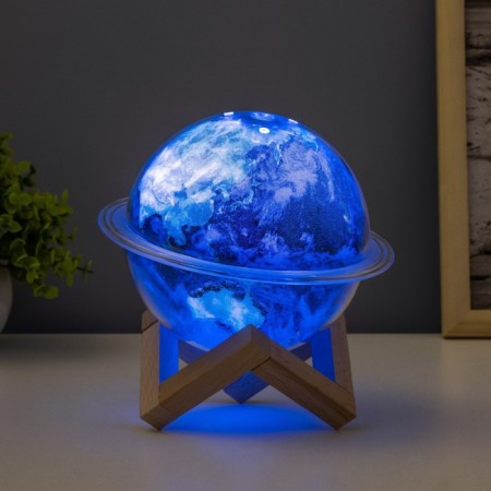 Night-owner "Planet" LED 2.2W USB 330ml 15.1x15.1x12 cm Risalux-3