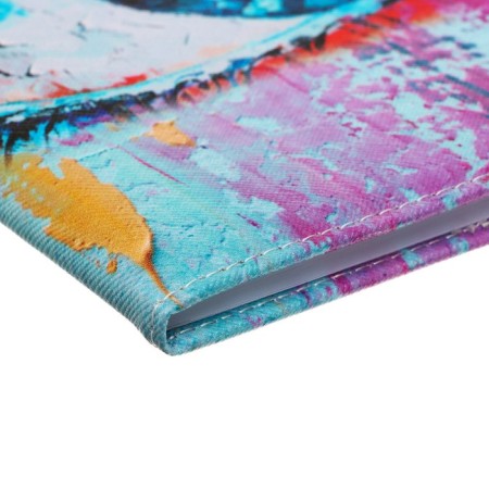Universal diary for grade 1-11 Open Your Eyes, solid cover, artificial leather, foam rubber, liesse, 80 g/m2-2