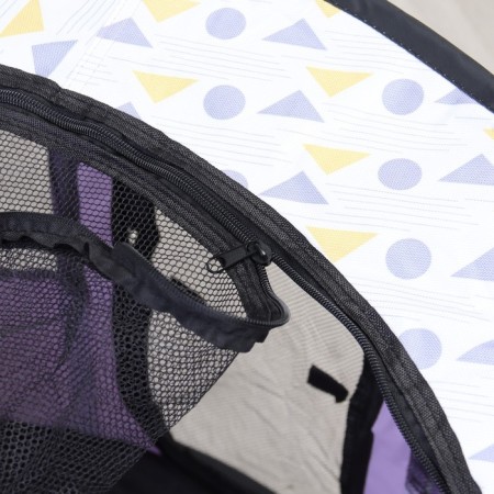 An animal aviary, a tent with a pattern, round, 90 x 55 cm, purple-10