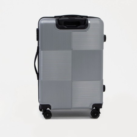 Middle suitcase 24 "Code lock, silver color-4
