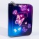 Wallet with a holographic effect "Butterflies", 12.5x9.2 cm