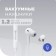 Headphones More Choice G31S, microphone, vacuum, 100 dB, 16 Ohm, 3.5 mm, 1.2 m, white