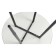 Dining table Polini Home London, white-black color