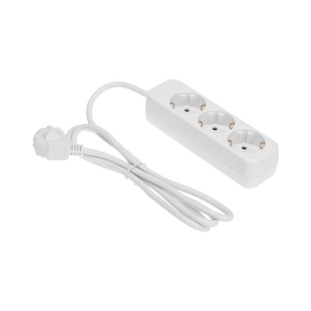 Extension cord Standard 3 Nests, 1.5m, 3x1.0mm², s/h, white rexant-1