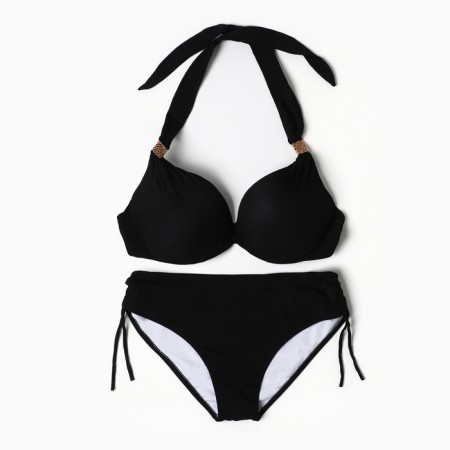 Separate female swimsuit, black color, size 58