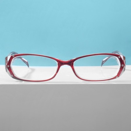 Ready glasses east 8852, burgundy color, bending pipe, -5.5-3