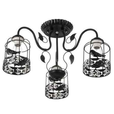 Chandelier 669622/3 E27 40W Black 59x59x33 cm Bayerlux