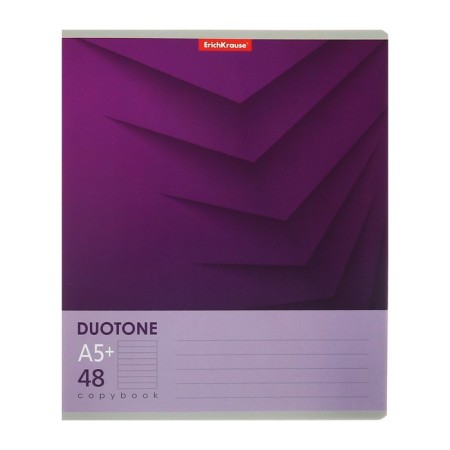 Notebook of 48 sheets in the Erichkrause Duotone Next line, cover coated cardboard, offset block, whiteness 100%, mix-2