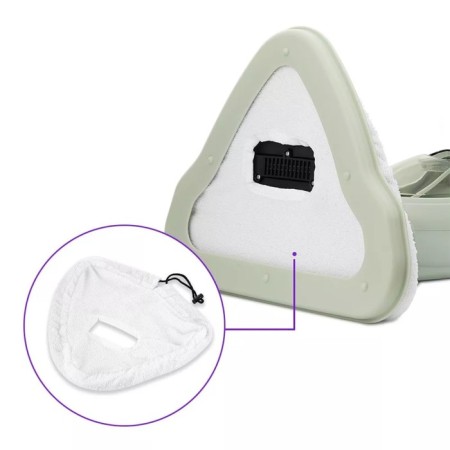 Steam mop KitFort KT-1076, 1300 W, 450 ml, cord 2.8 m, light green-4