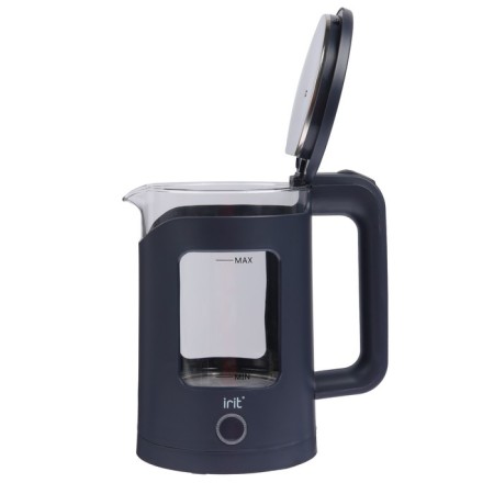 Electric kettle IRIT IR-1917, glass, 1.5 l, 1500 watts, black-5