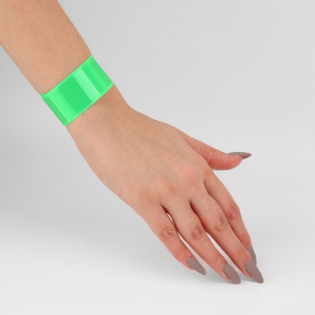 Reflective SLEP Bracelet, self-fixing, 22 × 3 cm, color mix-6