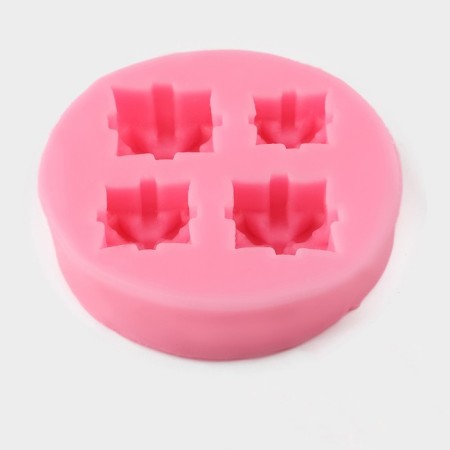Mold "Gifts", silicone, 5.5 × 1.5 cm, pink color-1